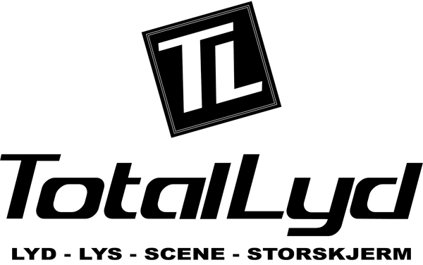 Totallyd lydlysscenestorskjerm BLACK