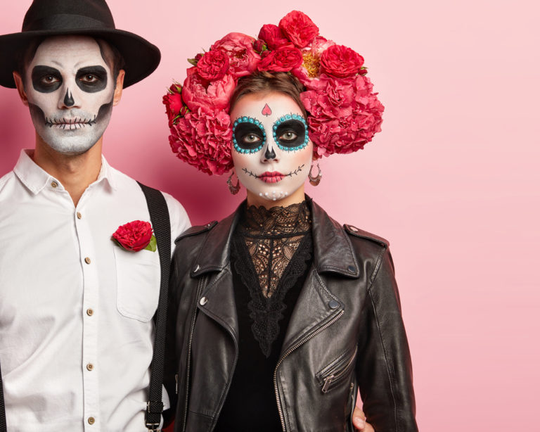 Dia de muertos voksen
