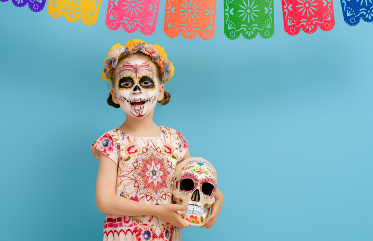 Dia de muertos barn kopi